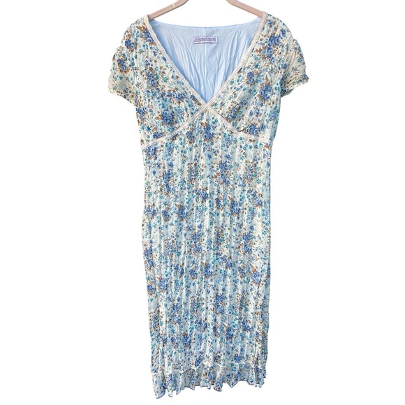 jonathan martin Dresses & Skirts - Vtg 90s Dress Size S Ditsy Floral Unicorn Jonathan Martin Grunge Babydoll Fairy